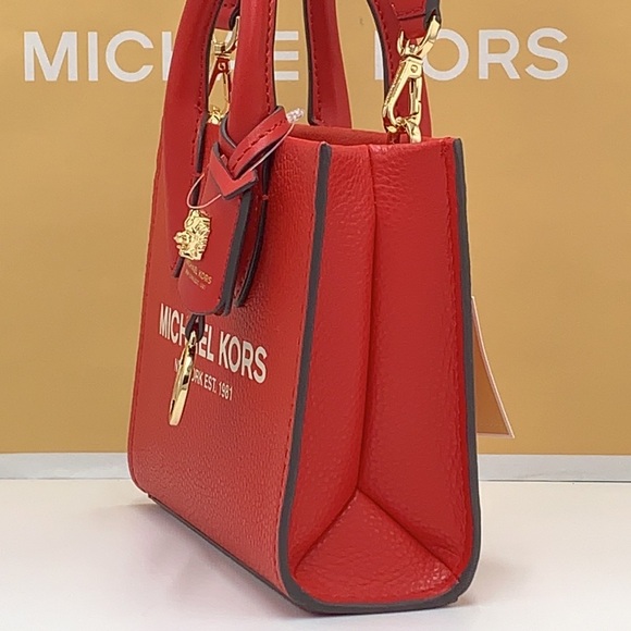 MICHAEL KORS Mirella Extra-Small
Shopper XBody Crossbody Bag Bright Red - Picture 6 of 14